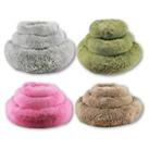 Ancol Dog Bed Super Soft Plush Donut Sleepy Paws Support Comfort in Sml Med Lge