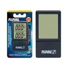 Fluval 2-in-1 Digital Aquarium Thermometer, Ideal for fresh & salt water tanks