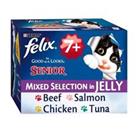 Felix 7+ As Good As it Looks Mixed in Jelly, Packed with vitamins and minerals.