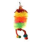 Bird Toy Colourful Straw Bundle Sky Pets Adventure Bound Parrot Cage Toy 34 cm