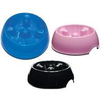 Dogit Anti Gulping Dog Bowl Go Slow Puppy Food & Water Dish Small, Medium, Large