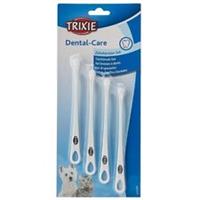 Tooth Brush Set for Cats & Small Dogs 4pk Single Headed Oral Hygiene Clean Care