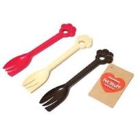 Plastic Fork for Dog Cat Pet Food Fork/Spork for Feeding Wet Tin Food 3 Colours