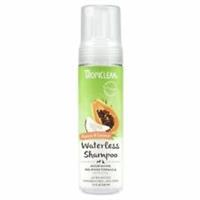 TropiClean Papaya & Coconut Waterless Pet Shampoo 220ml for Dogs/Cats