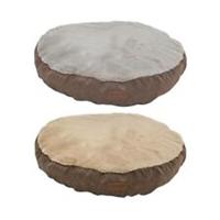 HugglePets Dog Bed Deep Donut Luxurious Plush Washable Puppy Pet Sleep Pillow