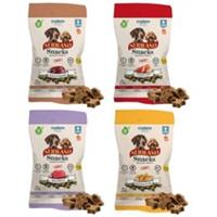 Serrano Snacks Dog Treat Beef Ham Chicken Liver Bone Shaped Reward Training 100g