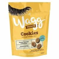 Wagg Cookie Dog/ Puppy Treats with Peanut Butter & Banana Delicious Flavour 125g