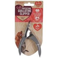 Nail Guillotine Clipper Dog Cat Grooming Rosewood Soft Protection Pet Claw Trim