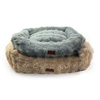 HugglePets Dog Bed Plush Lounger Luxury Skye & Murphy Soft Stylish Comfort S M L