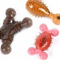 Dog Chew Toy Happy Pet Gnoshers Chicken, Bacon, Chocolate Great for Teeth & Gums