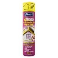 Johnsons Flea Killer Spray 600ml 4Fleas IGR Home Household Extra Guard Treatment