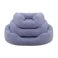 Rosewood Dog Bed Stylish Square Blue Sky Stripe Non Slip Puppy Settee S, M, L