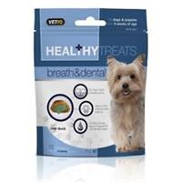 Dental Dog Treat VetIQ Healthy Breath with Duck Mark & Chappell Puppy Snacks 70g