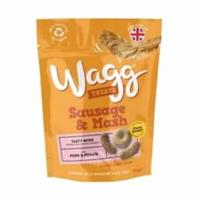 Wagg Sausage and Mash With Pork Dog / Puppy Oven Bakes Tasty Bites / Treats 125g