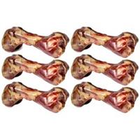 Serrano Ham Bones 6pc 100% Natural Cured Large Dog Bone Treat Protein Chew Snack