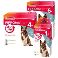 Beaphar FIPROtec Dog Spot On Flea Treatment for Medium Dogs Kill Fleas and Ticks