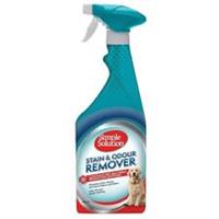 Simple Solution Dog / Puppy Pet Stain & Odour Remover 750ml - Eliminates Odours