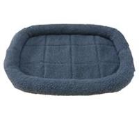 HugglePets Dog Bed Pet Mat Sheepskin Dove Grey Puppy Training Crate Washable Pad