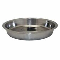 Happy Pet Puppy Food Water Bowl Shallow Stainless Steel Dog Dish Pan in 3 Sizes