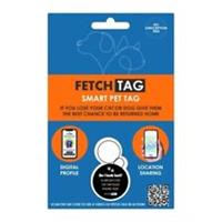 Rosewood Fetch Tag Smart Pet Tag GPS Locator Tracker Store Pet & Owner Details