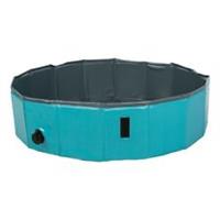Trixie Dog Pool Pet Swimming Non-Slip Base - Drainage Plastic/MDF Paddling Bath