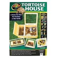 Zoo Med Tortoise House with Enclosed Sleeping Area - Lockable Fir Wooden Housing