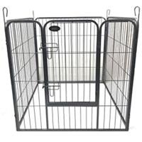 Heavy Duty Dog Puppy Pet Rabbit Cat Guinea Pig Play Pen Run Whelping Bed 4 Sides
