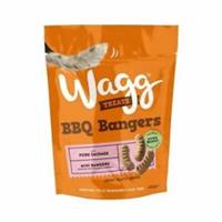 Wagg Dog Smokey BBQ Bangers, Semi Moist Oven Baked Meaty Tasty Treats, 125g