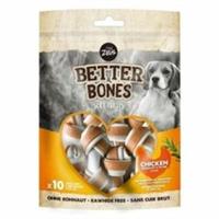 Zeus Better Bones Dog Treats Small Bones Rawhide Free Food Snacks Chicken
