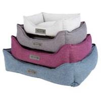 Scruffs Dog Bed Luxury Padded Manhattan Sml / Med Box Machine Washable Cushion