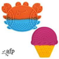 AFP Chill Out Pet Lick Mat Freezable Treat Licking Plater Dog Cat All For Paws