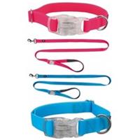 Trixie Dog USB Easy Flash Puppy Collar / Lead Adjustable Blue Pink Collars Leash