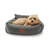 HugglePets Pet Sofa Bed Cats Dogs Luxury Fleece Lounger Soft Stylish Comfort S M