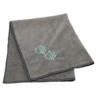 Trixie Microfibre Pet Towel Dog Cat Grooming 50x60 cm Washable Grey Paw Print