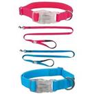 Trixie Dog USB Easy Flash Puppy Collar / Lead Adjustable Blue Pink Collars Leash