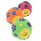 Laughing Dog Treat Ball 11cm Happy Pet Giggling Sound Motion Activated Play Toy