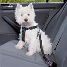 Dog Car Harness with Trixie Travel Seat Belt & Adjustable Lead - Safe Soft Leash
