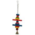 Happy Pet Shooting Star Bird Cage Toy 100% Natural Wooden Parrot Boredom Breaker