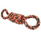 Happy Pet Rope Tugger - Figure 8 Nuts for Knots Extreme Dog Toy - Large & Strong