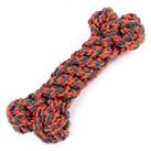 Happy Pet Nuts for Knots Extreme Bone Dog Toy Rope Tugger - Large & Strong Dogs
