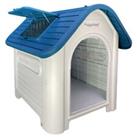 HugglePets Plastic Dog Kennel Weatherproof Pet House In & Outdoor Animal Shelter