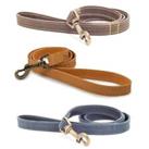 Ancol Dog Lead Timberwolf Leather Puppy Sable Brown, Blue, Mustard in 2 Sizes
