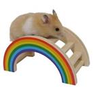 Boredom Breaker Rainbow Bridge Rosewood Small Animal Toy for Hamster Gerbil Mice