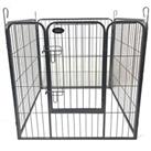 Heavy Duty Dog Puppy Pet Rabbit Cat Guinea Pig Play Pen Run Whelping Bed 4 Sides