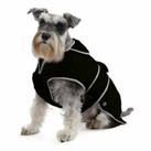 Ancol Stormguard Dog Coat Black Muddy Paw Waterproof Fleece XS SMALL MED LGE XXL