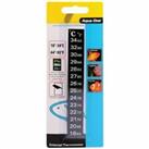Aqua One LCD Digital Aquarium Heating Thermometer Easy to Read with Sticker