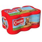 Chappie Tinned Can Favourites Selection Complete Wet Adult Dog Pet Food 6 x 412g