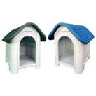 HugglePets Plastic Dog Kennel Weatherproof Pet House In & Outdoor Animal Shelter