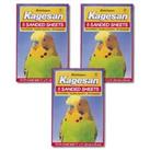 Kagesan Red Bird Cage Sand Paper Sheets - 5 Pack x 3 = 15 Sheets (43cm x 28cm)