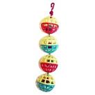 Small Bird Cage Toy Happy Pet Multi Ball Interactive Entertainment Hanging Fun